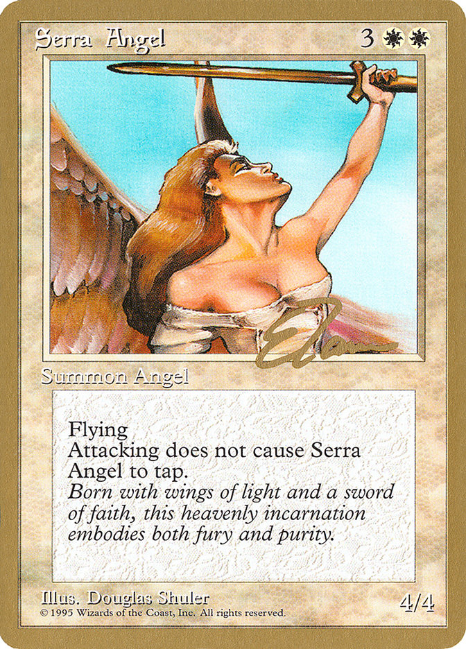 Serra Angel (Eric Tam) [Pro Tour Collector Set] | Gamer Loot