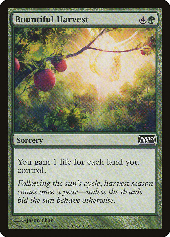 Bountiful Harvest [Magic 2010] | Gamer Loot