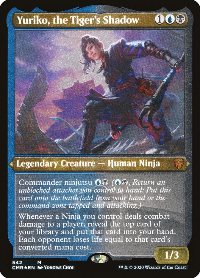 Yuriko, the Tiger's Shadow (Etched) [Commander Legends] | Gamer Loot