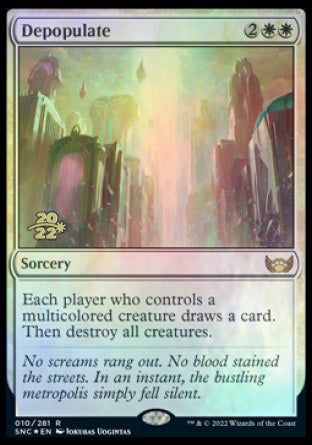 Depopulate [Streets of New Capenna Prerelease Promos] | Gamer Loot