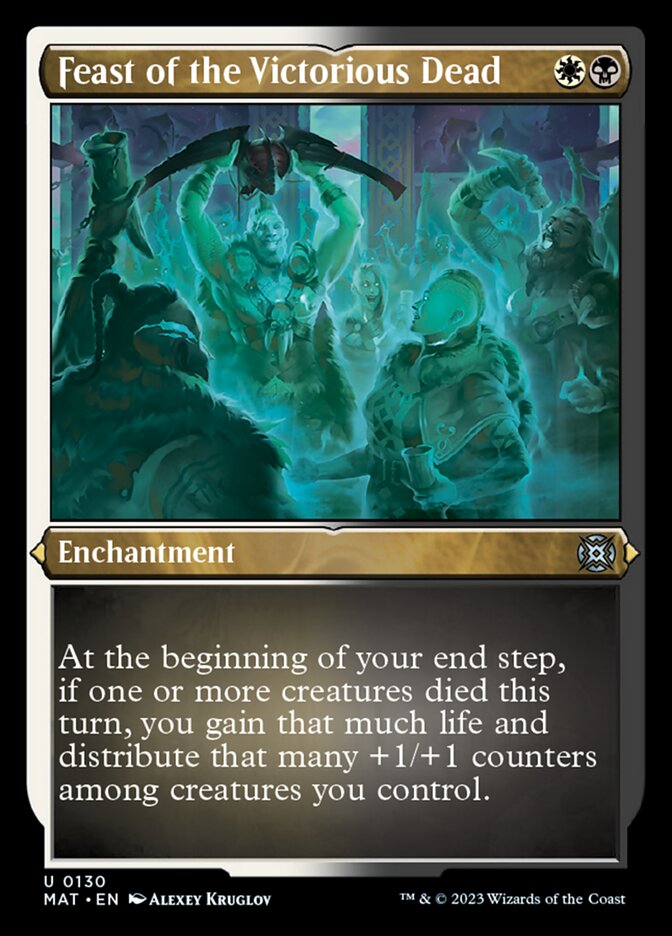 Feast of the Victorious Dead (Foil Etched) [March of the Machine: The Aftermath] | Gamer Loot