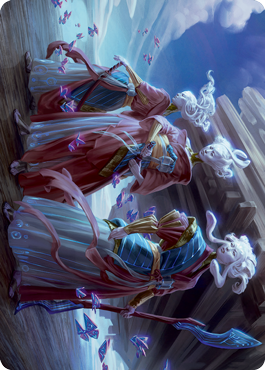 Guardians of Oboro Art Card [Kamigawa: Neon Dynasty Art Series] | Gamer Loot