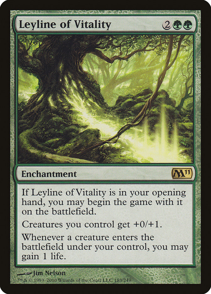 Leyline of Vitality [Magic 2011] | Gamer Loot