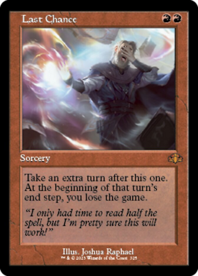 Last Chance (Retro) [Dominaria Remastered] | Gamer Loot