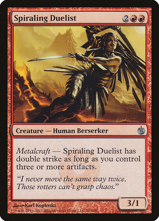 Spiraling Duelist [Mirrodin Besieged] | Gamer Loot