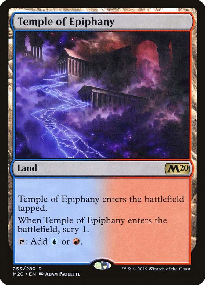 Temple of Epiphany [Core Set 2020] | Gamer Loot