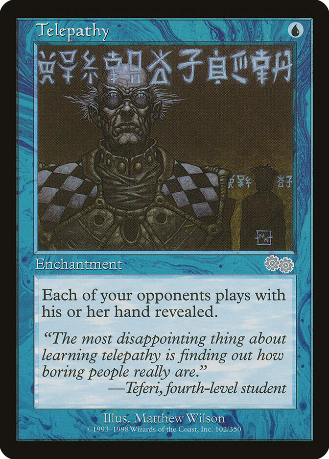 Telepathy [Urza's Saga] | Gamer Loot