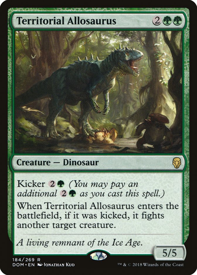 Territorial Allosaurus [Dominaria] | Gamer Loot