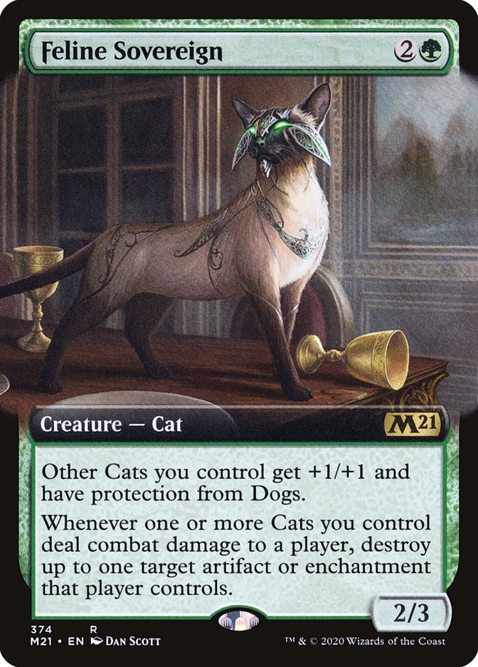 Feline Sovereign (Extended) [Core Set 2021] | Gamer Loot