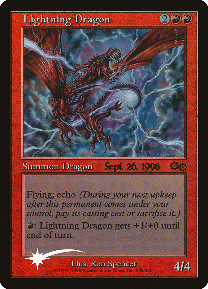 Lightning Dragon [Urza's Saga Promos] | Gamer Loot