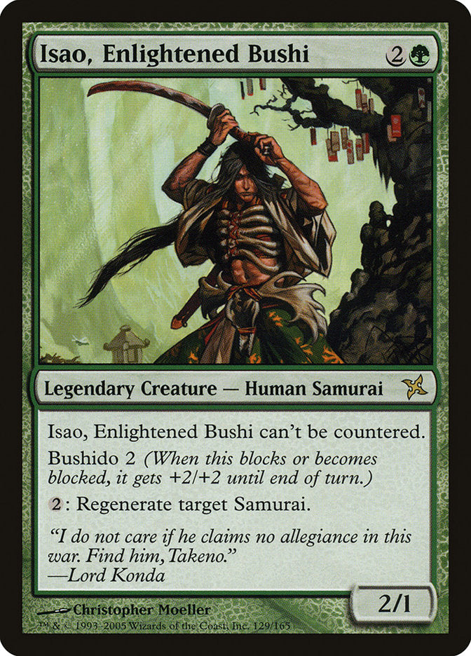 Isao, Enlightened Bushi [Betrayers of Kamigawa] | Gamer Loot