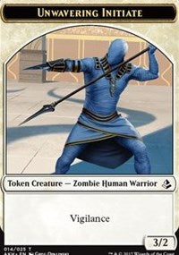 Unwavering Initiate // Wurm Token [Amonkhet Tokens] | Gamer Loot