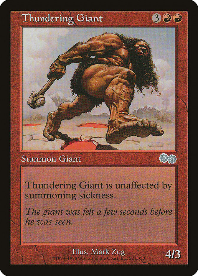 Thundering Giant [Urza's Saga] | Gamer Loot