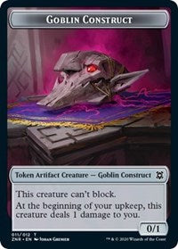 Goblin Construct // Kor Warrior Double-sided Token [Zendikar Rising Tokens] | Gamer Loot