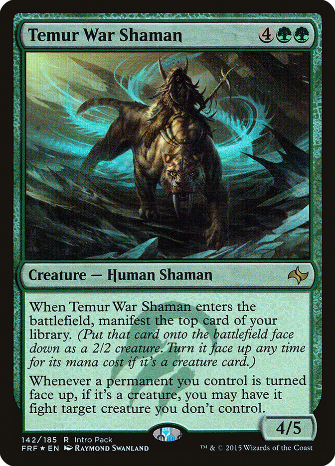 Temur War Shaman (Intro Pack) [Fate Reforged Promos] | Gamer Loot