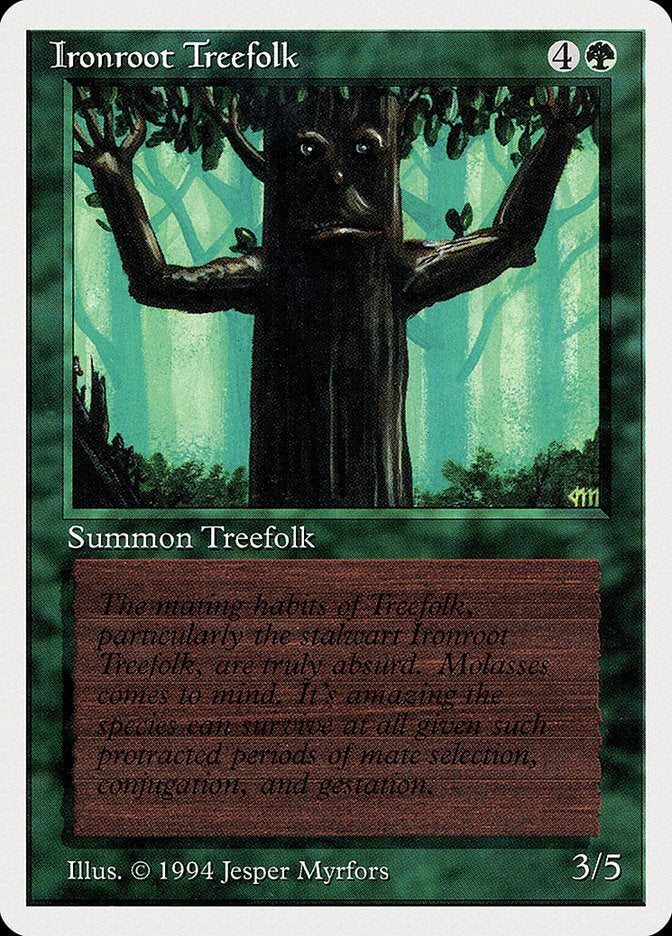 Ironroot Treefolk [Summer Magic / Edgar] | Gamer Loot