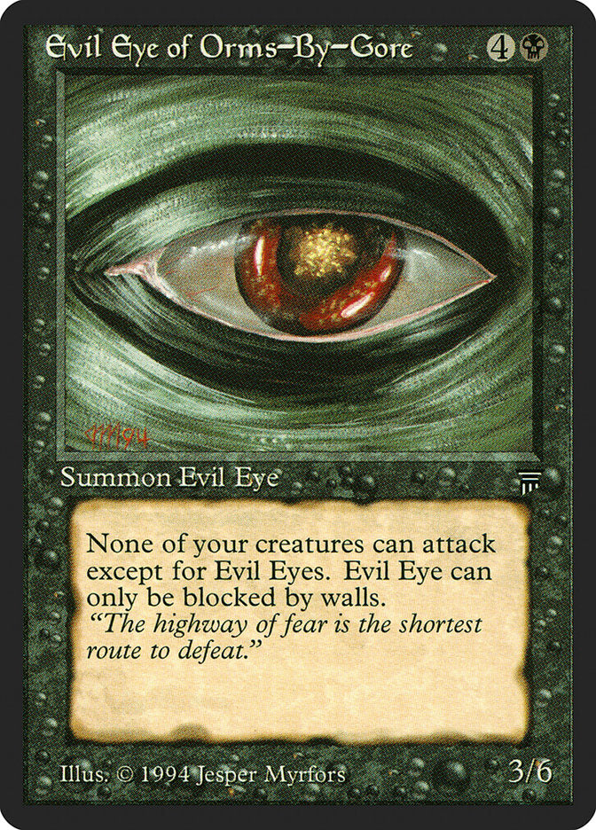 Evil Eye of Orms-by-Gore [Legends] | Gamer Loot