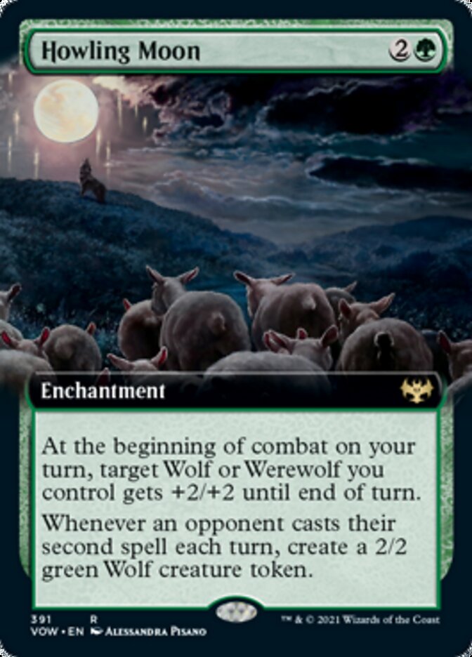 Howling Moon (Extended) [Innistrad: Crimson Vow] | Gamer Loot