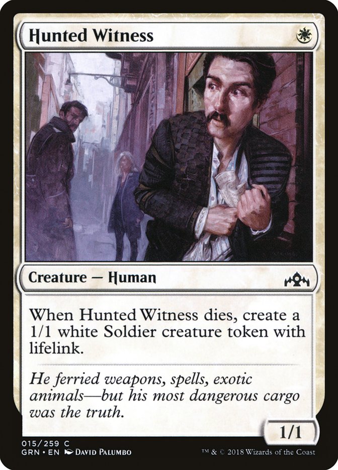 Hunted Witness [Guilds of Ravnica] | Gamer Loot