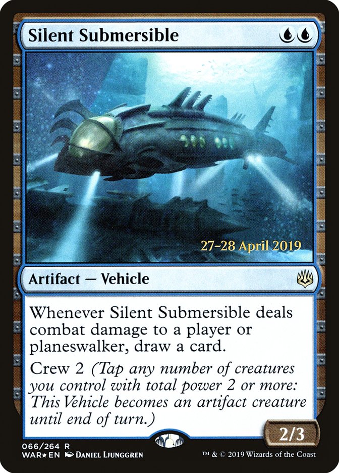 Silent Submersible  [War of the Spark Prerelease Promos] | Gamer Loot