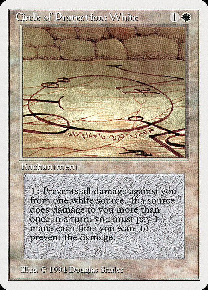 Circle of Protection: White [Summer Magic / Edgar] | Gamer Loot