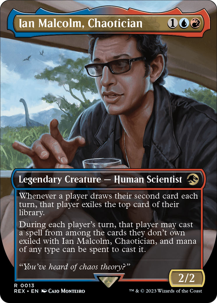 Ian Malcolm, Chaotician (Borderless) [Jurassic World Collection] | Gamer Loot