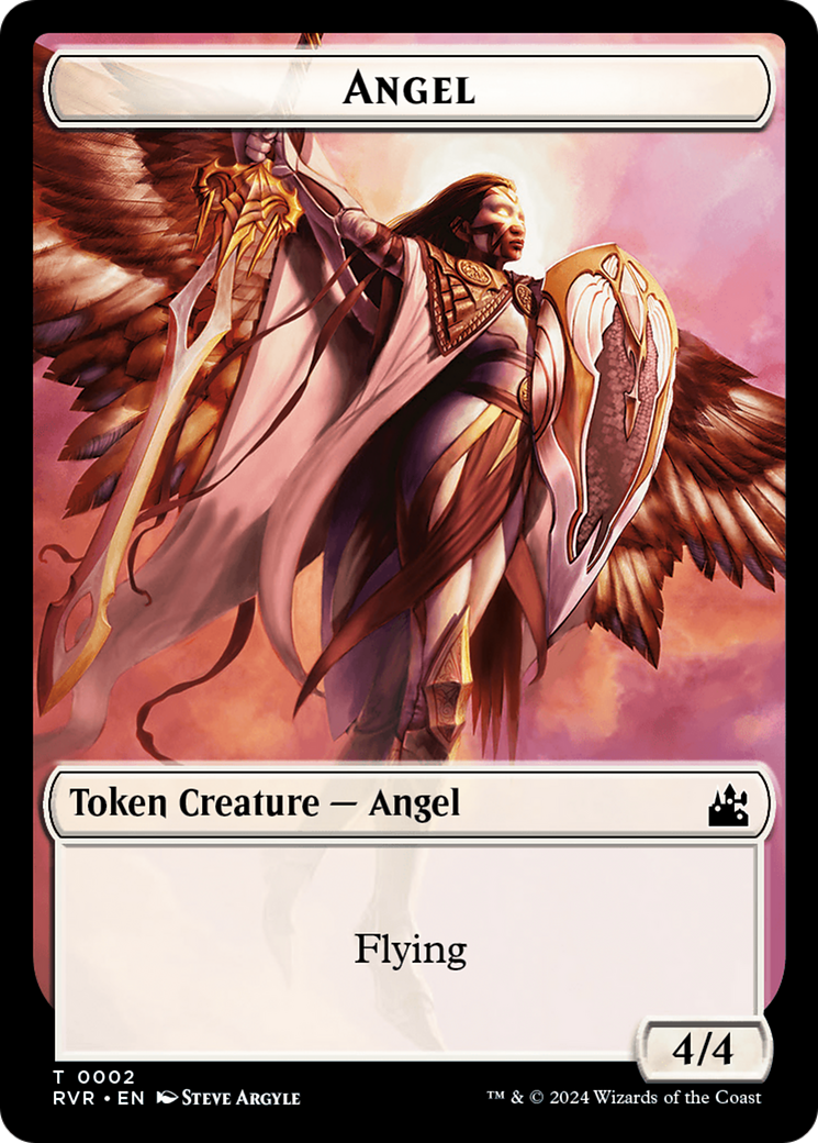 Angel Token (0002) [Ravnica Remastered Tokens] | Gamer Loot