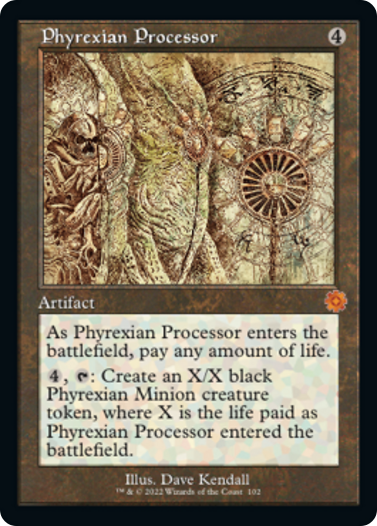 Phyrexian Processor (Retro Schematic) [The Brothers' War Retro Artifacts] | Gamer Loot