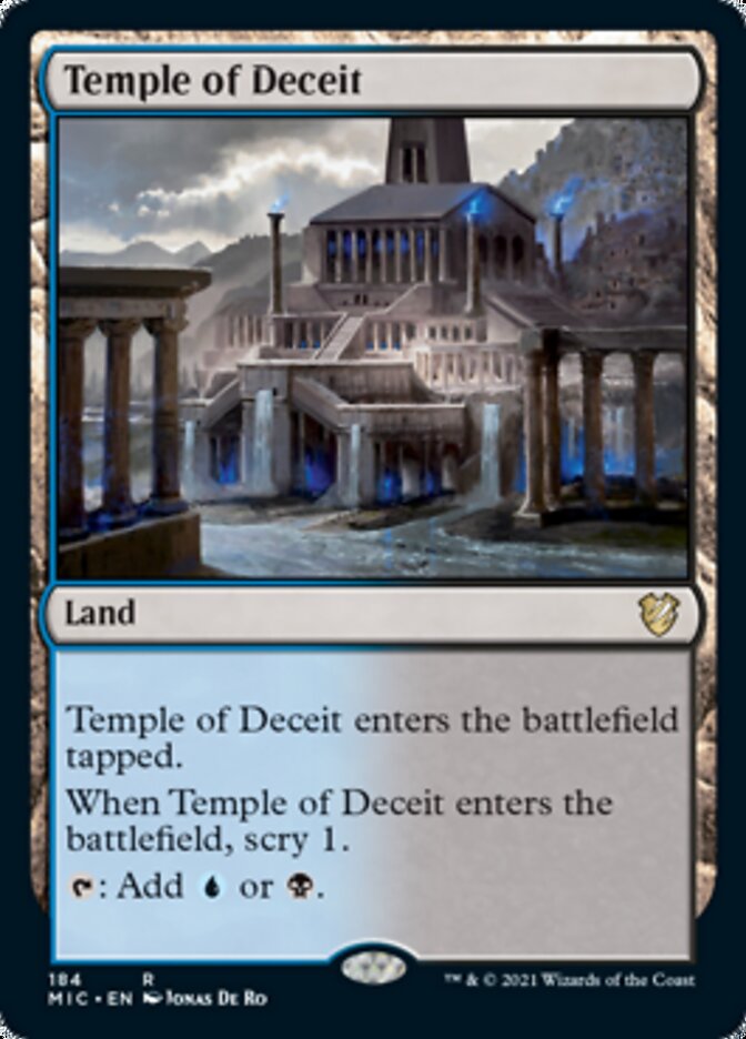 Temple of Deceit [Innistrad: Midnight Hunt Commander] | Gamer Loot