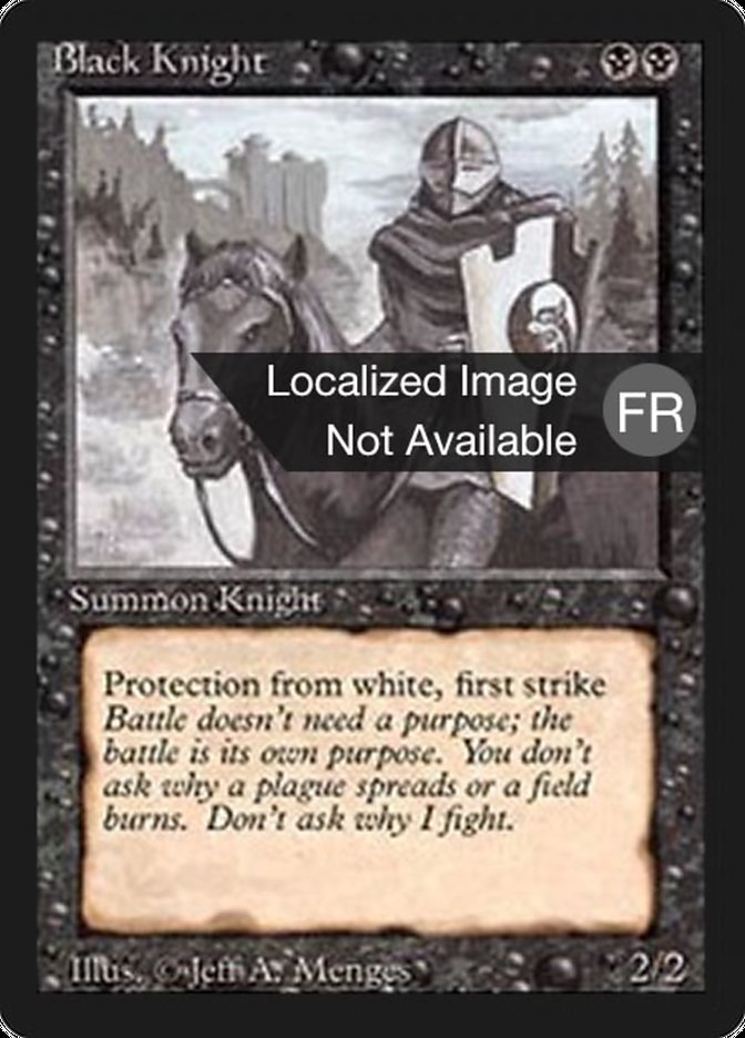 Black Knight [Foreign Black Border] | Gamer Loot