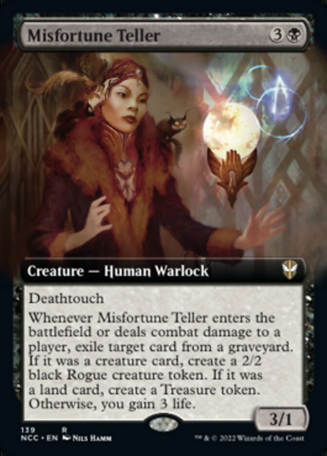 Misfortune Teller (Extended Art) [Streets of New Capenna Commander] | Gamer Loot