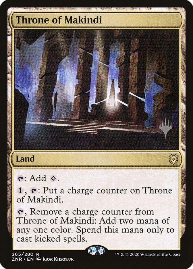 Throne of Makindi (Promo Pack) [Zendikar Rising Promos] | Gamer Loot