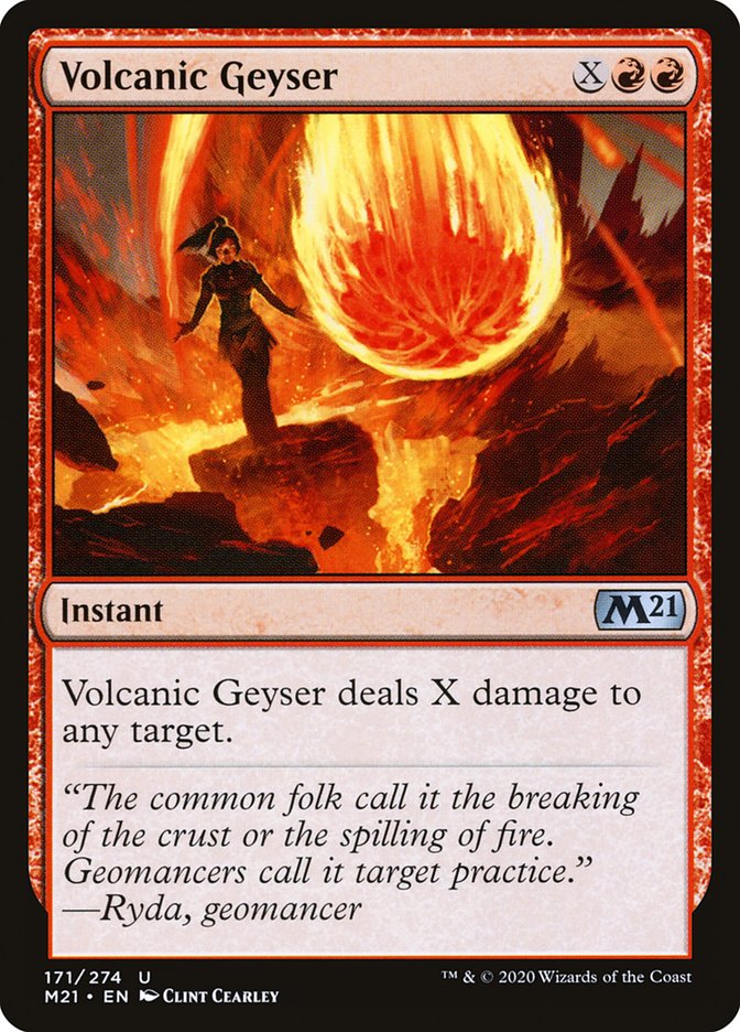 Volcanic Geyser [Core Set 2021] | Gamer Loot