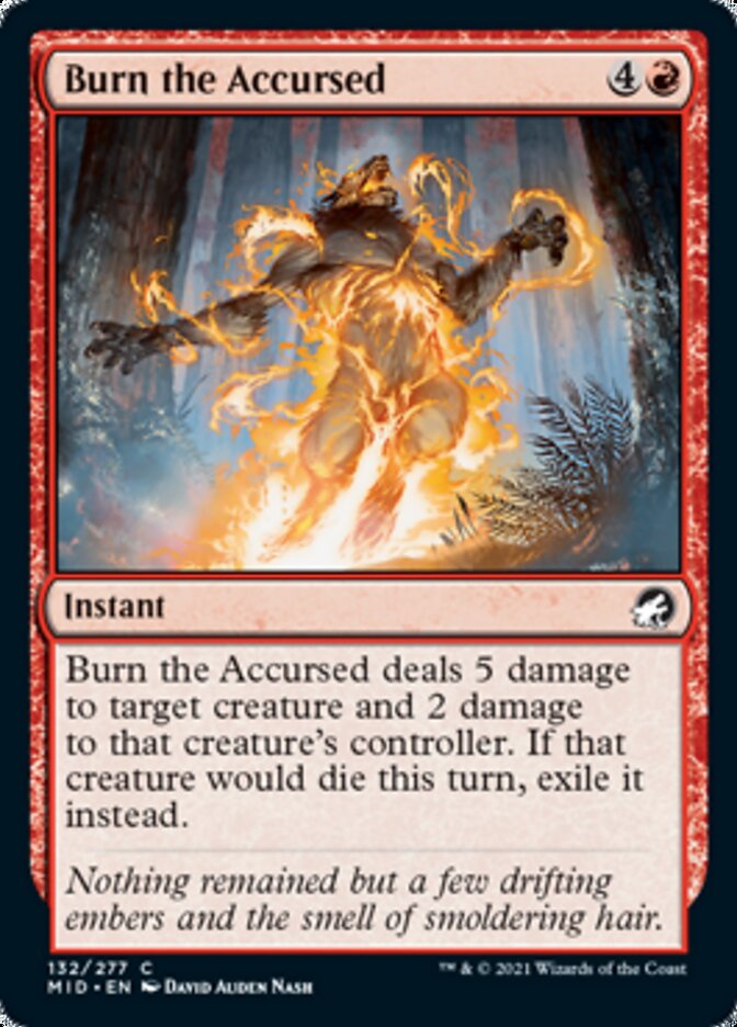 Burn the Accursed [Innistrad: Midnight Hunt] | Gamer Loot