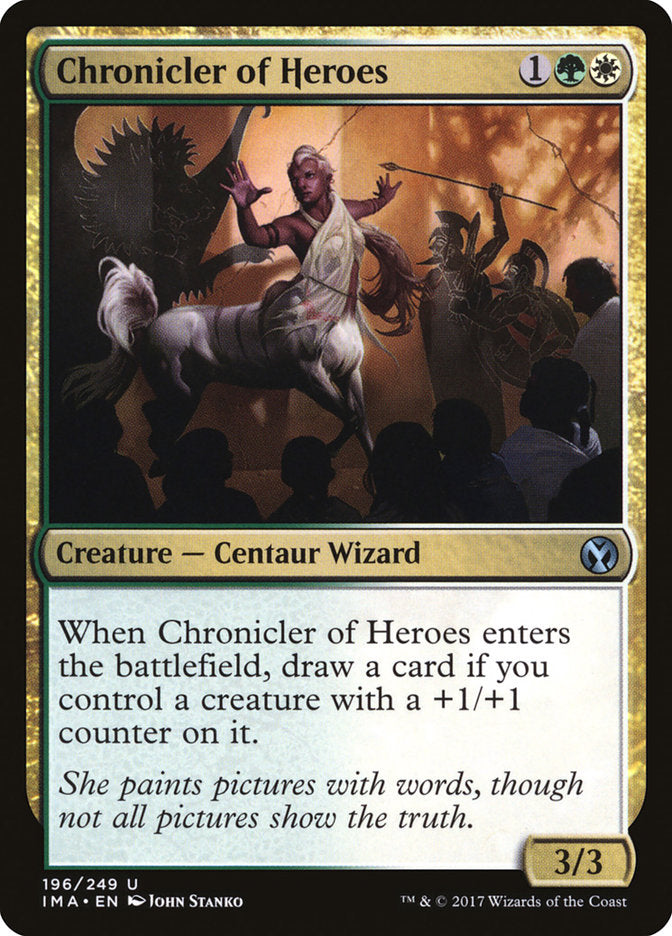 Chronicler of Heroes [Iconic Masters] | Gamer Loot