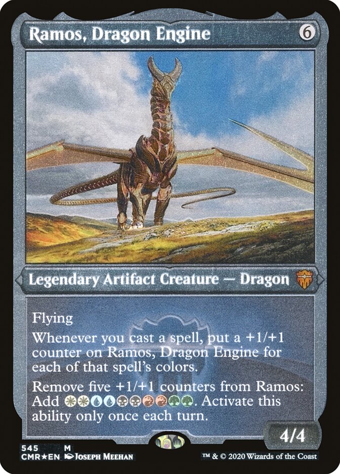 Ramos, Dragon Engine (Etched) [Commander Legends] | Gamer Loot