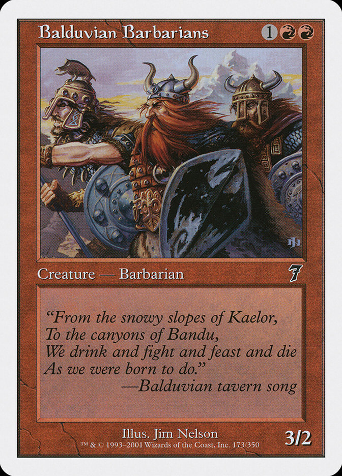 Balduvian Barbarians [Seventh Edition] | Gamer Loot