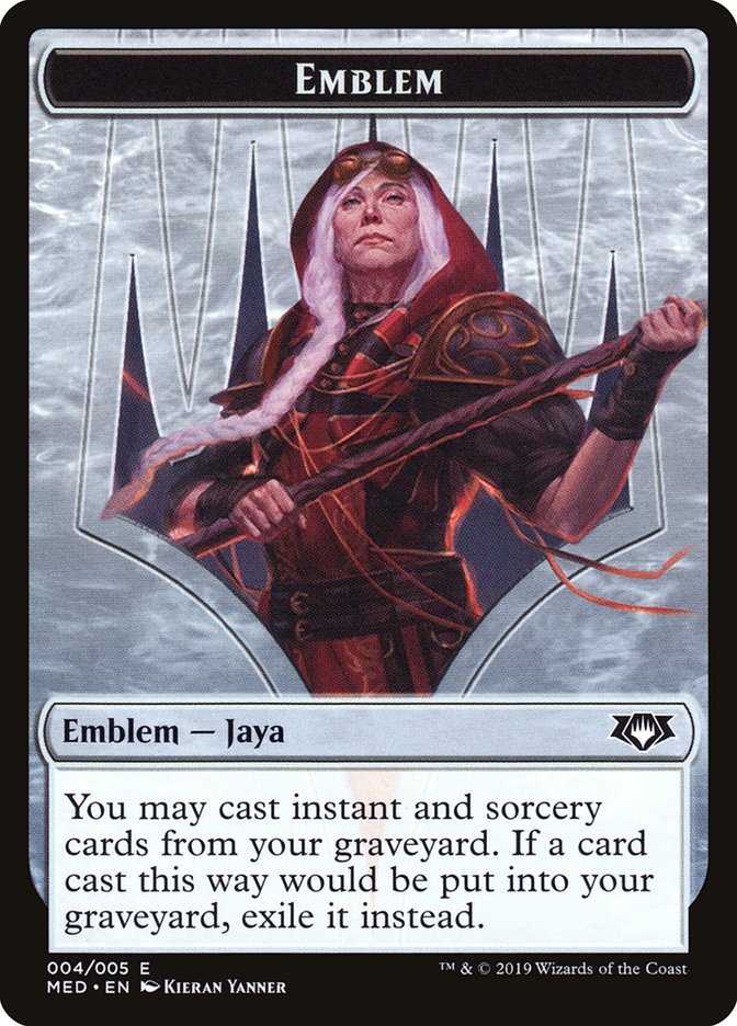 Jaya Ballard Emblem [Mythic Edition Tokens] | Gamer Loot