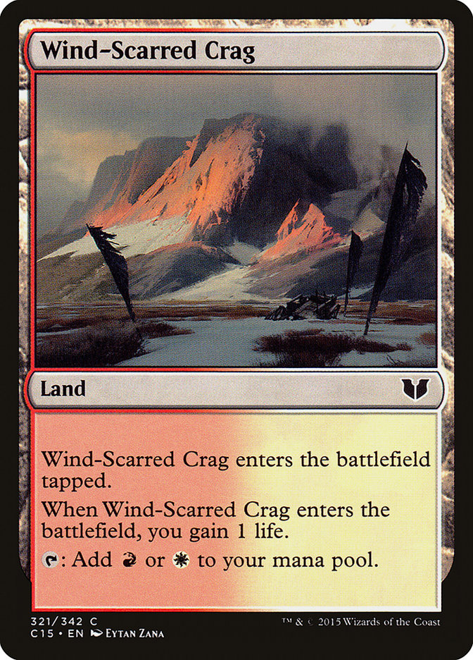 Wind-Scarred Crag [Commander 2015] | Gamer Loot