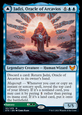 Jadzi, Oracle of Arcavios // Journey to the Oracle [Strixhaven: School of Mages] | Gamer Loot