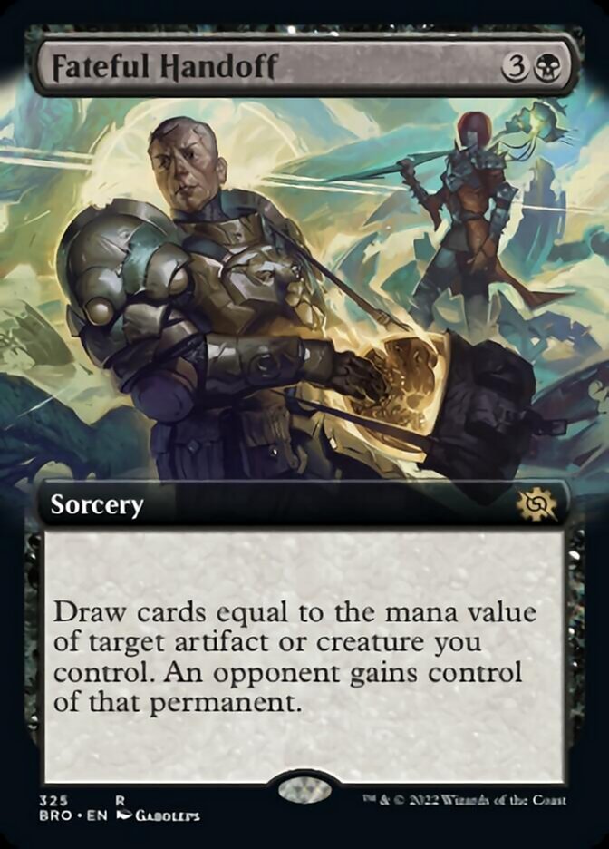 Fateful Handoff (Extended Art) [The Brothers' War] | Gamer Loot