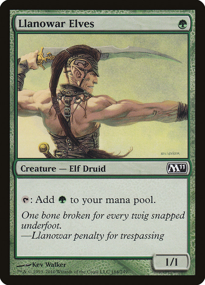 Llanowar Elves [Magic 2011] | Gamer Loot