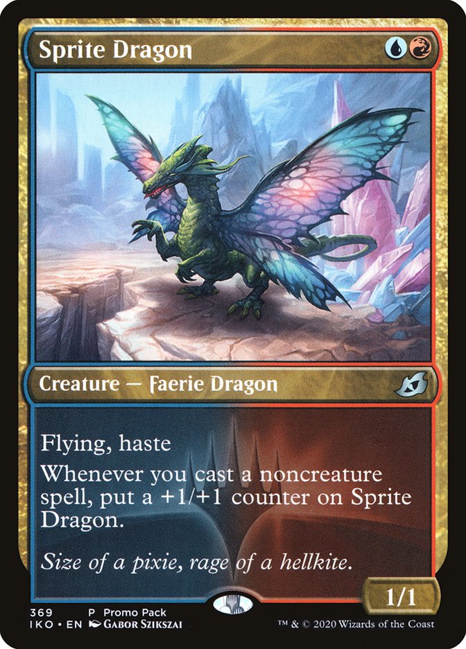 Sprite Dragon (Promo Pack) [Ikoria: Lair of Behemoths Promos] | Gamer Loot