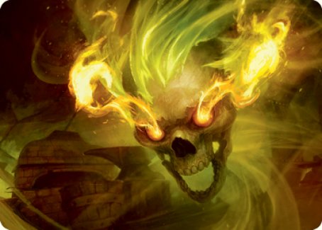 Flameskull Art Card [Dungeons & Dragons: Adventures in the Forgotten Realms Art Series] | Gamer Loot