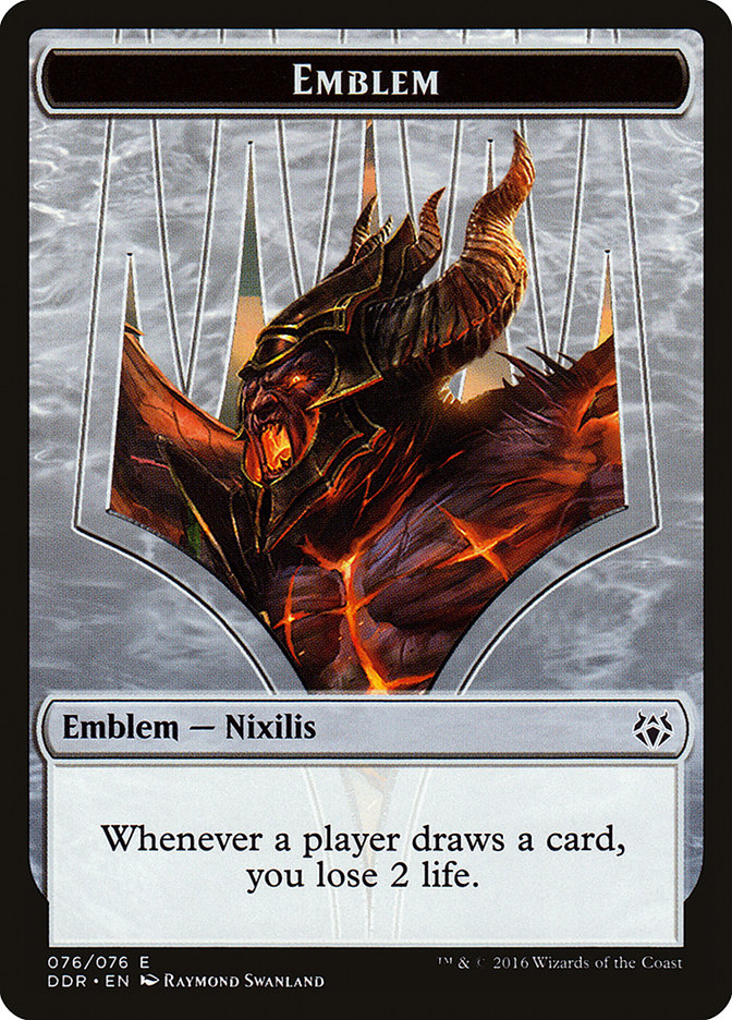 Ob Nixilis Reignited Emblem [Duel Decks: Nissa vs. Ob Nixilis] | Gamer Loot