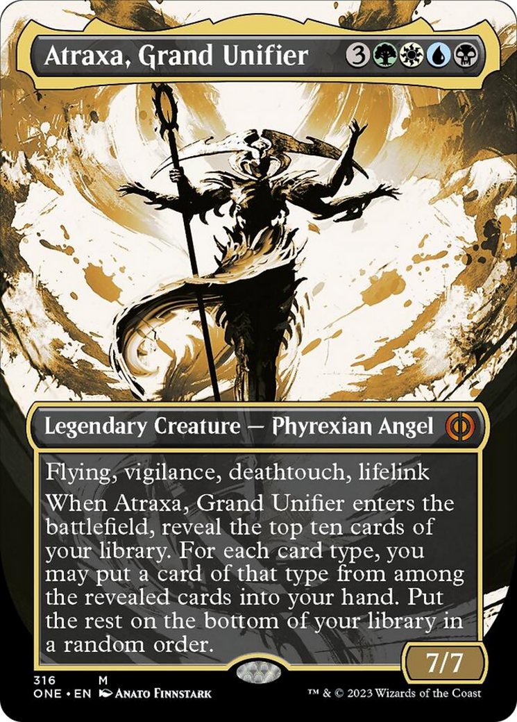 Atraxa, Grand Unifier (Borderless Ichor) [Phyrexia: All Will Be One] | Gamer Loot