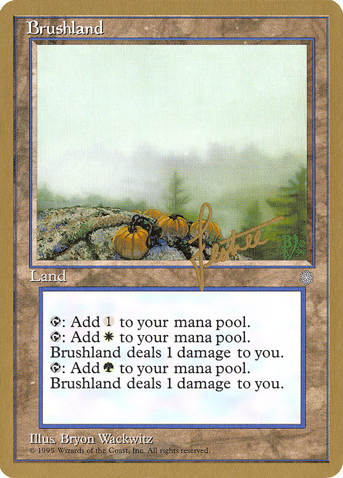 Brushland (Bertrand Lestree) [Pro Tour Collector Set] | Gamer Loot