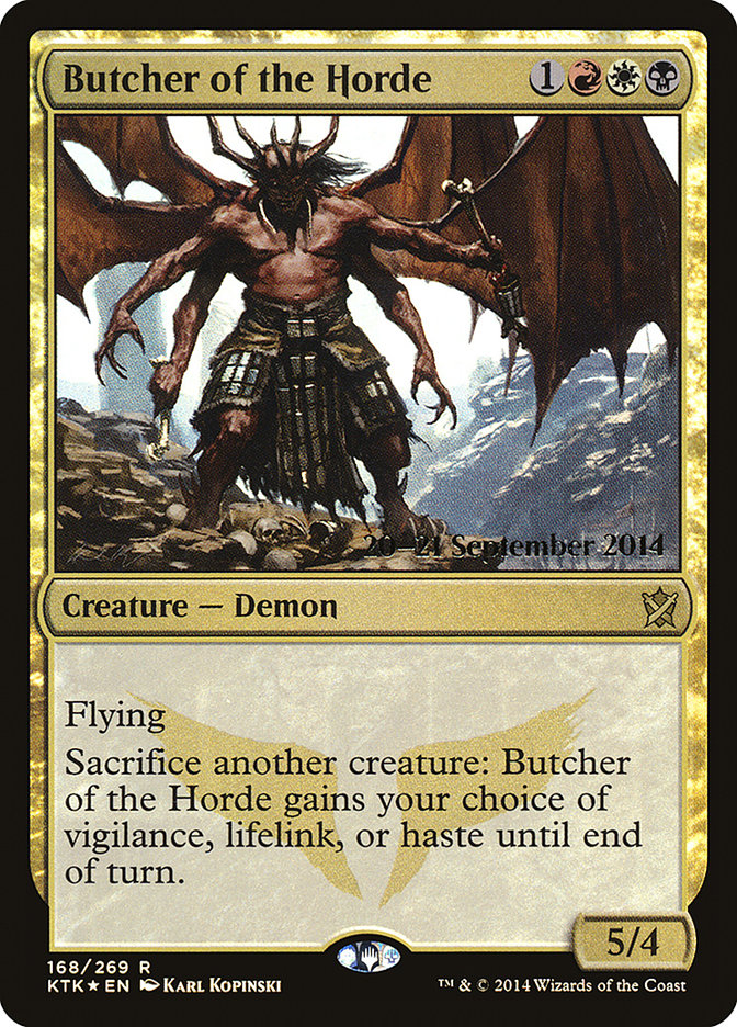 Butcher of the Horde  [Khans of Tarkir Prerelease Promos] | Gamer Loot