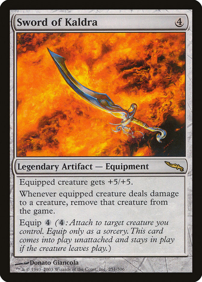 Sword of Kaldra [Mirrodin] | Gamer Loot