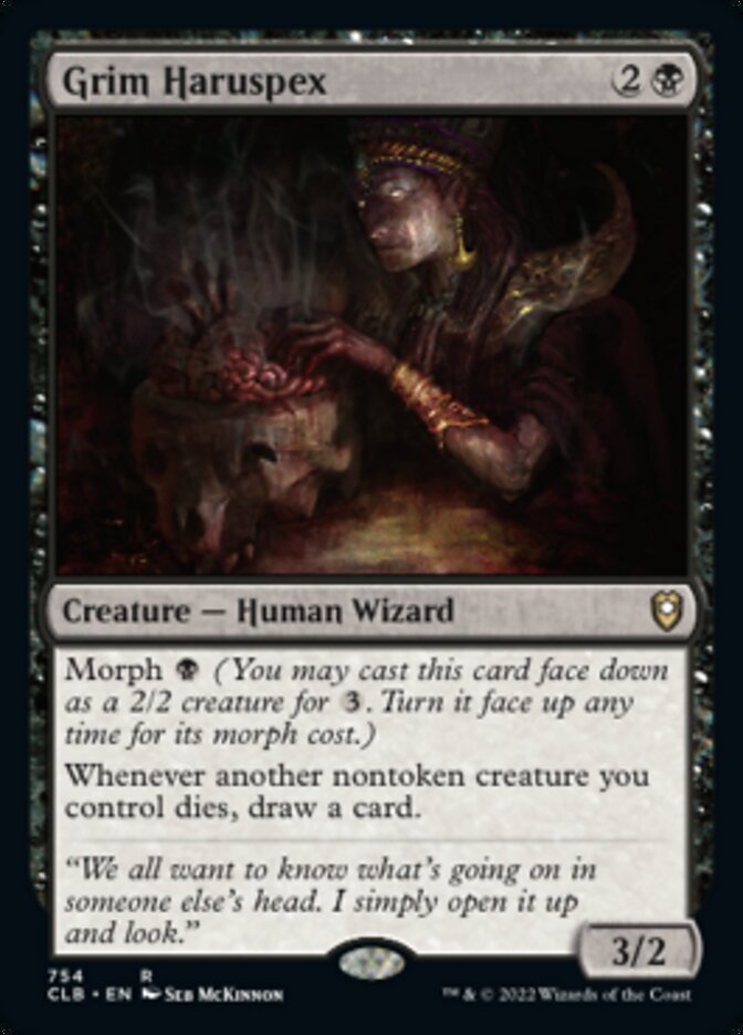 Grim Haruspex [Commander Legends: Battle for Baldur's Gate] | Gamer Loot